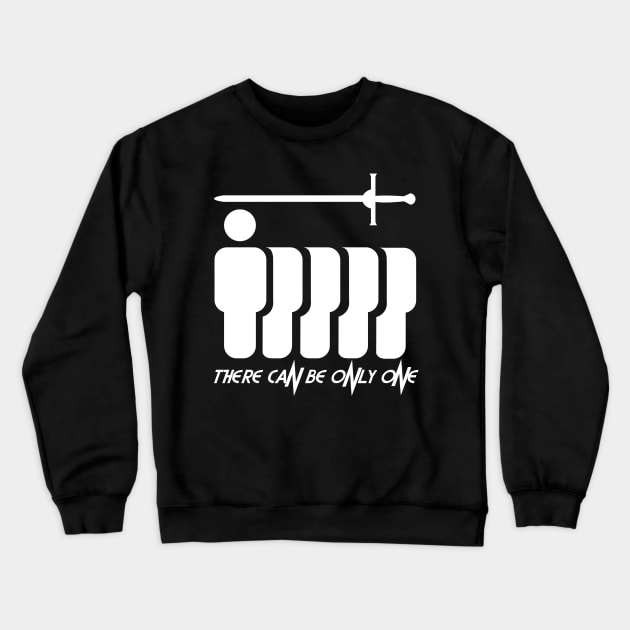 There can be Only One Sword Crewneck Sweatshirt by Meta Cortex